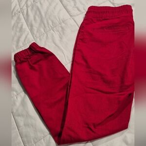 VIP Men's Bold Red Joggers